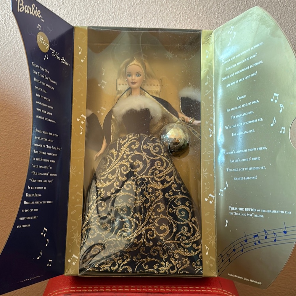 New In DAMAGED BOX New Year Barbie!